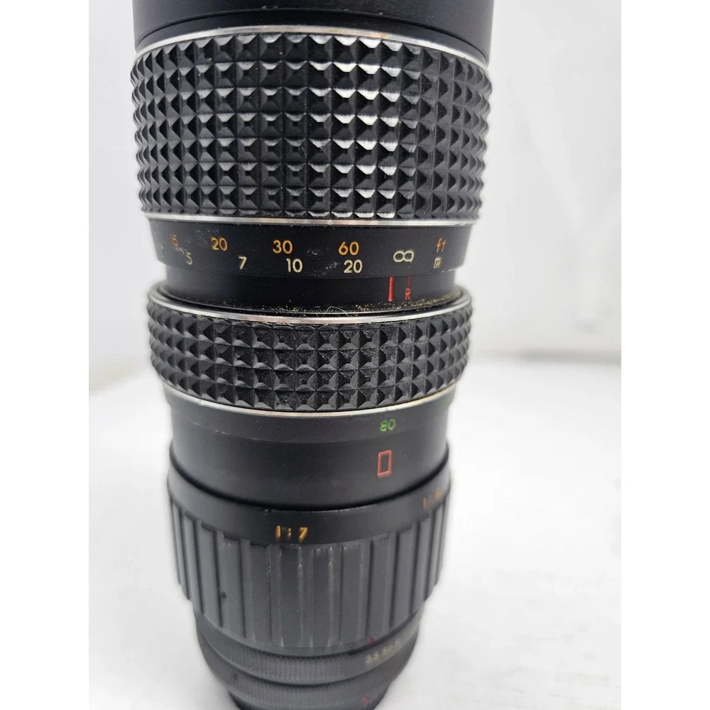 Auto Makinon f=80 -200mm Multi-Coated 1:3.5‎ Lens With Hova 62mm Skylight Filter